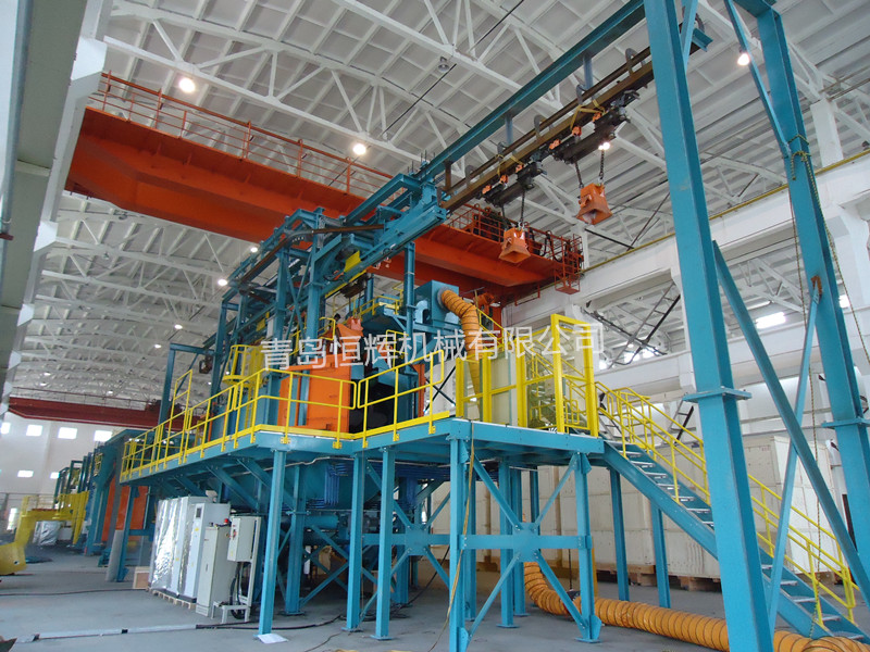 阴阳极钢爪抛丸机